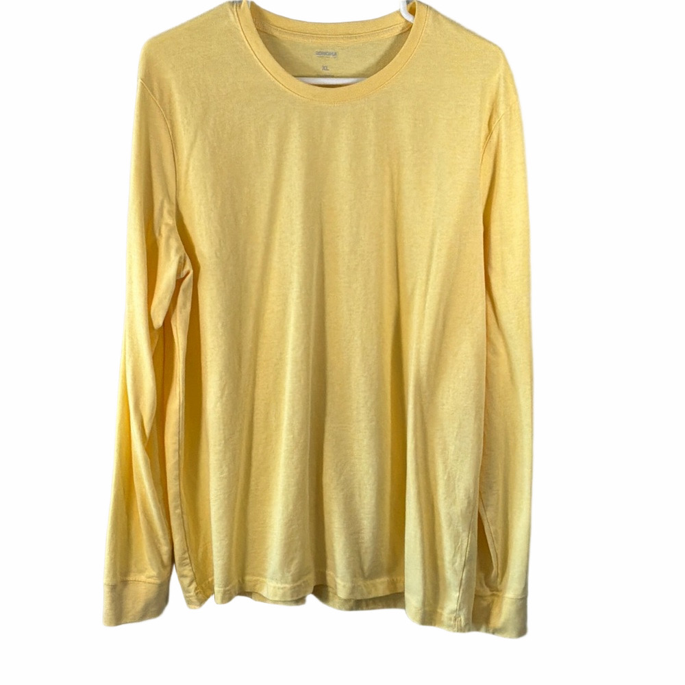 Sonoma Soft Yellow Long Sleeve Tee